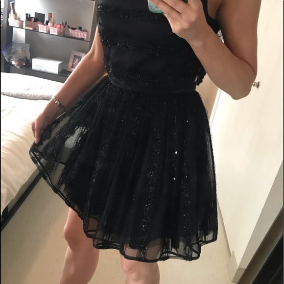 Bebe party dress black sz 2 - Picture 4 of 12